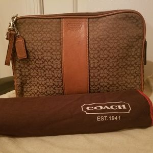 Coach Clutch with Cloth Coach Bag